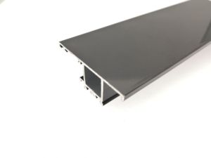 6063 T6 Lisse Gris Poudre Enduit D'extrusion Thermique <span class=keywords><strong>Pause</strong></span> Aluminium Profil - Product Image 2