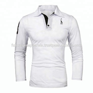 T-shirt à manches longues en pur coton peigné 100% imprimé brodé sur mesure pour hommes, bio-lavé, durable, tricoté grande taille - Product Image 4