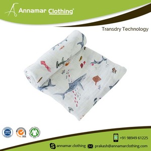 Pure Organic Cotton Baby Swaddle <b>Blanket</b> | Soft Newborn Receiving <b>Wrap</b> Breathable Nursery <b>Blanket</b> For Infant Comfort Care Design - Product Image 3