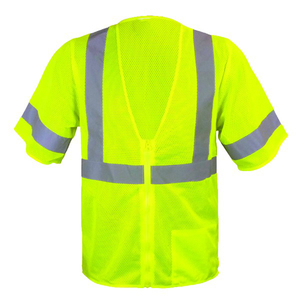 Veste haute visibilité Gilet de sécurité réfléchissant Vêtements de chantier Vêtements de sécurité Gilet de sécurité haute visibilité - Product Image 5
