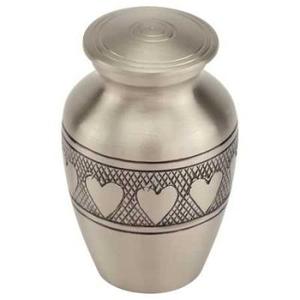 Urna de cremación para mascotas, recuerdo único grabado conmemorativo, cenizas funerarias, Metal, latón/aluminio - Product Image 3