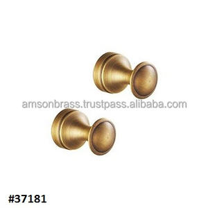 Fabricant et grossiste de crochets muraux fantaisie en laiton pour salle de bain crochet mural double décoratif en métal - Product Image 5