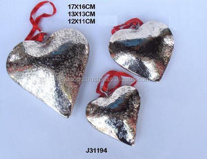 Árbol de Navidad en forma de corazón hecho en aluminio con acabado de níquel Decoración navideña para el hogar Árbol de Navidad de aluminio Decoración para el hogar - Product Image 3