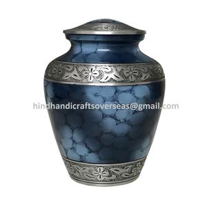 โกศเผาศพอะลูมิเนียมคลาสสิกสำหรับผู้ใหญ่ สำหรับใส่เถ้ากระดูกมนุษย์ ดีไซน์ใหม่ โกศเผาศพจากอินเดีย - Product Image 4