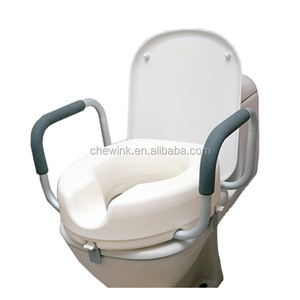 Asiento de Inodoro con Reposabrazos Elevado para el Hogar con Capacidad de 100 kg para Personas Mayores, Equipo de Seguridad para Baño (Clase I) - Product Image 1