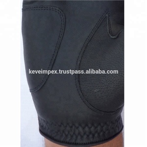 ถุงมือกอล์ฟผู้ชายหนังแกะสีดำมีโลโก้ตามสั่ง - Product Image 6