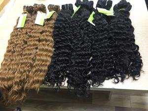 Pelo Rizado peruano, cabello humano virgen remy, rizado profundo, rizado Suelto - Product Image 5