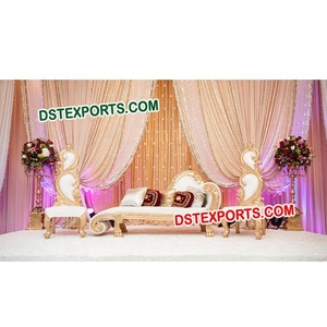เอเชียเวทีจัดงานแต่งงานทองเฟอร์นิเจอร์ออกแบบใหม่โซฟาล่าสุดการออกแบบโซฟา - Product Image 1