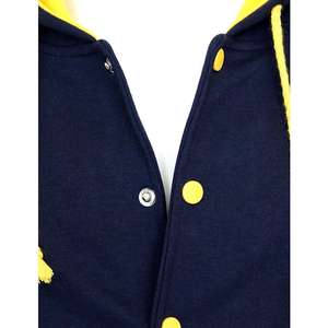 Nouveaux hommes Letterman Baseball Varsity veste Logo personnalisé hiver collège uniforme décontracté avec fourrure décoration cuir tissu - Product Image 4