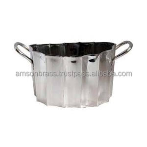 Bac à glace à vin et à champagne en aluminium et refroidisseur de vin Seau à glace de luxe en métal Bacs à boisson Grand décor de bar - Product Image 5