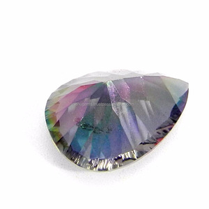 Mystic Topaz 28X20มม.Pear เว้าตัด34.85กะรัตอัญมณีหลวมสำหรับเครื่องประดับ
