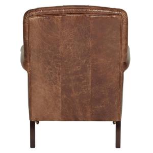 Fauteuil en cuir blanc brillant en Tweed, fauteuil avec roues en laiton - Product Image 4