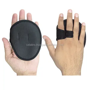 Gym Training Palm Protector durevole sollevamento pesi antiscivolo protezione palmo in gomma allenamento palestra Grip Pad Anti calli Grip guanti