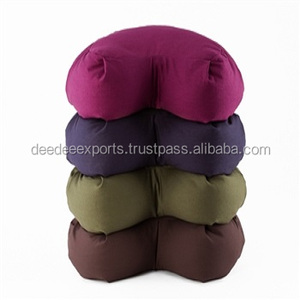 yoga meditation cushion, organic Credent <b>zafu</b>, cushion OEM High Quality Private Label India - Product Image 3