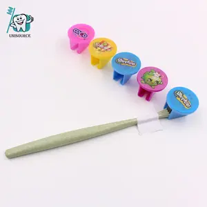 colorful toothbrush cover or holder with suction cup toothbrush head cover