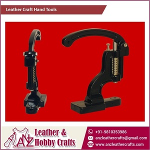 Heavy Duty <b>Leather</b> Craft Hand Press Machine | Manual Snap Rivet Eyelet Button Setting Press <b>Tool</b> for Leatherworking DIY Craft - Product Image 2
