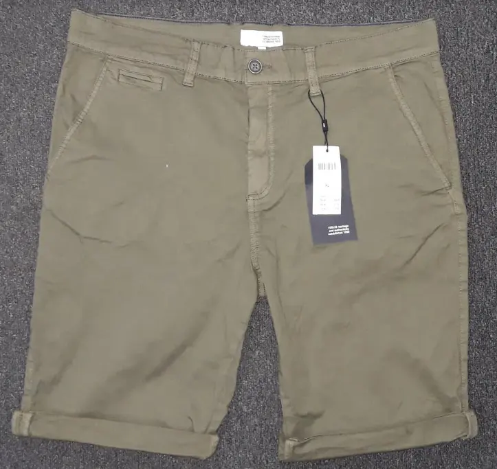 Autentico di Marca Etichette di Estate degli uomini Casual Chino Twill di Cotone Bermuda Pantaloncini Bangladesh Magazzino Lotto pantaloncini cargo.