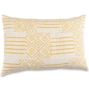 Housse de coussin en tissu de boue, pour l'été, décoratif, bloc blanc avec impression personnalisée indienne, vente en gros,, 16x24 pouces - Product Image 1