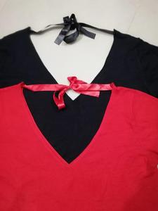 Último Diseño de Prendas Confeccionadas: Excedente de Suéteres de Punto con Cuello en V y Manga Larga para Mujer, Lote de Bangladesh - Product Image 2