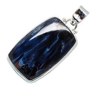 Fait sur mesure 925 en argent Sterling massif naturel Pietersite pierre précieuse pendentif dernière mode pendentif bijoux femmes et filles - Product Image 1