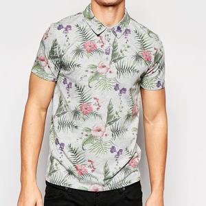 Camiseta de hombre de manga corta con estampado AOP de diseño personalizado 100% tejido de punto de algodón hecho en Bangladesh - Product Image 1