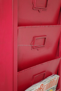 ชั้นวางนิตยสารเหล็กอุตสาหกรรมและหนังสือพิมพ์ชั้นวางนิตยสารโลหะที่ทันสมัยสำหรับห้องนั่งเล่นและสำนักงานที่บ้าน - Product Image 3