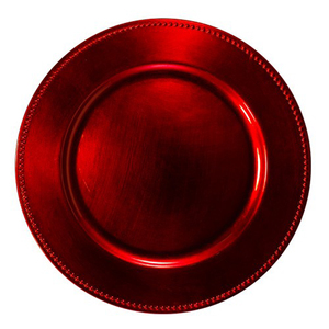 Plaque chargeur rouge fabriqué à la main, vente en gros et au fournisseur - Product Image 1