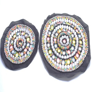 Wholesale High Quality Cheap Multiple Multicolor Beaded <b>Applique</b> <b>Patches</b> for Clothes - Product Image 2