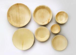 Sophie Assiette à soupe écologique Areca Technique Céladon pour la rentrée des classes au Viet Nam - Product Image 4