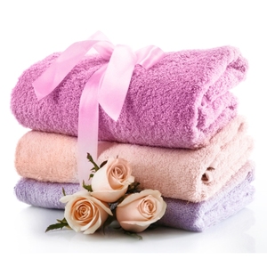Juego de toallas de baño tejidas de algodón 100% para uso doméstico, fabricante de calidad de exportación de Color sólido de secado rápido en India - Product Image 1