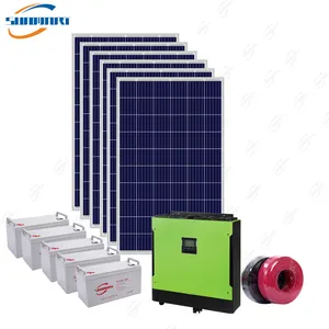 격자 5kw 10kw 태양 전지판 pv 단위 모형 체계 떨어져 판매에 전체적인 세트 장비 급료 광전지 태양계
