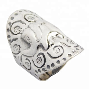 925 Sterling Silver Elephant Shape Ring Rhodium Plain Silver Jewelry Diamond Pearl Eternity Vermeil Wedding Gift Rings - Product Image 3