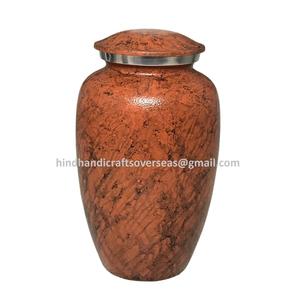 โกศเผาศพอะลูมิเนียมคลาสสิกสำหรับผู้ใหญ่ สำหรับใส่เถ้ากระดูกมนุษย์ ดีไซน์ใหม่ โกศเผาศพจากอินเดีย - Product Image 3