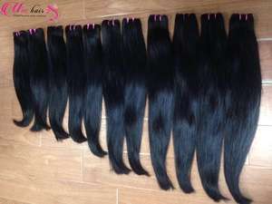 Extensiones de cabello humano Remy virgen recto rizado doble de Vietnam, extensiones de cabello trenzado - Product Image 4