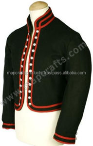 แจ็กเก็ตเสื้อโค้ทผ้าวูลสไตล์ลำลองเสื้อโค้ทขน100% ตามสั่ง zouave สำหรับผู้ชายและอเมริกา - Product Image 6