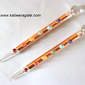 Atacado Healing Stick: Sete Chakra Metal Healing Wands