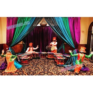 Punjabi matrimonio Mehndi escenario decoración matrimonio escenario decoración boda escenario fibra estatuas Australia venta mejor precio - Product Image 1