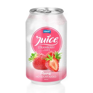 Strawberry Juice Puree Soft Drink 330ml by Tan Do – Competitive Price | Free Bottle Design - Product Image 5