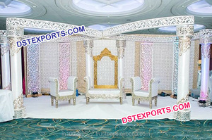 Ropa de Boda Gujarati, Mandap de Diseño Moderno, Nuevos Mandaps Elegantes, AUSTRALIA - Product Image 2