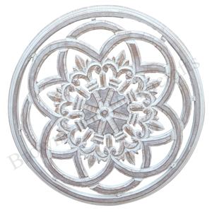 Panel de pared redondo de madera MDF tallado a mano Mandala para decoración del hogar Panel de pared de madera de la mejor calidad a precio barato - Product Image 1