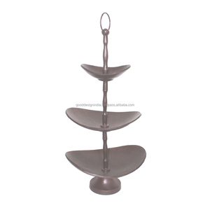 Soporte de pastel de Bodas de 3 niveles, soporte plegable para cupcakes, soporte de pastel de Metal de aluminio para fiesta de Navidad, soporte de exhibición de alimentos, soporte de frutas - Product Image 1