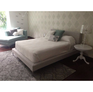 พรมผนังต่อผนังสีทึบผ้าไหมไม้ไผ่สำหรับตกแต่งซักได้สำหรับใช้ในบ้านหรือในโรงแรม - Product Image 1