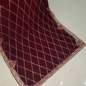 กำมะหยี่ผ้าคลุมไหล่สำหรับผู้หญิงออกแบบที่กำหนดเองม - Product Image 2