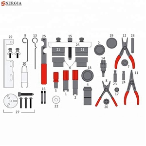 Kit d'outils de démontage de compresseur de moteur SANDEN avec joint d'étanchéité Taïwan - Product Image 3