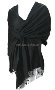 Cachemira Convertible Chal Convertible Bufanda En Poncho o Capa - Product Image 2