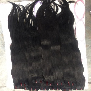 Extensión de cabello virgen brasileño Natural 100%, cabello Remy indio sin procesar, paquete de encaje recto HD con Color Natural - Product Image 5