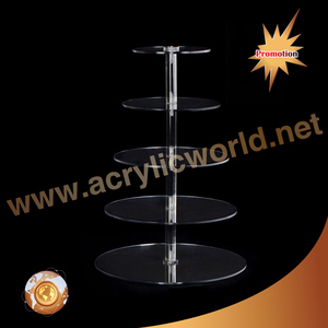 แท่นวางคัพเค้กอะคริลิคสำหรับงานแต่งงาน5/6/7ชั้นออกแบบได้ตามต้องการจากโรงงาน - Product Image 6