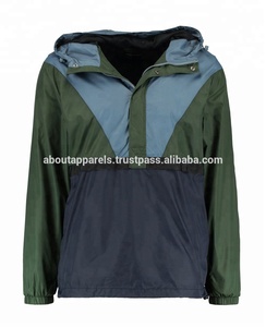 Anorak de nailon de PVC 100% para hombre, chaqueta cortavientos transpirable barata a granel personalizada, abrigo de invierno, impermeable, decoración de piel, bolsillo con capucha - Product Image 2