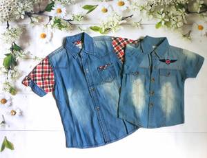 ขายพิเศษแขนสั้นได้รับการออกแบบเด็กทารกผ้ายีนส์เสื้อยืดสำหรับเด็ก2018 - Product Image 2