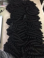 Extensions de Cheveux Humains Bouclés 100% Naturels Vietnamiens Vierge Remy 9A en Gros, Paquets de Tissages Simples 10''-50''
